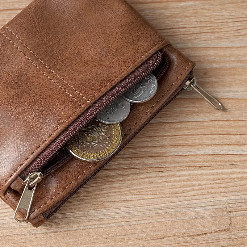 Women Men Coin Purse Men Small Bag Wallet Change Purses Zipper Money Bags Children Mini Wallets Leather Key Holder Purse