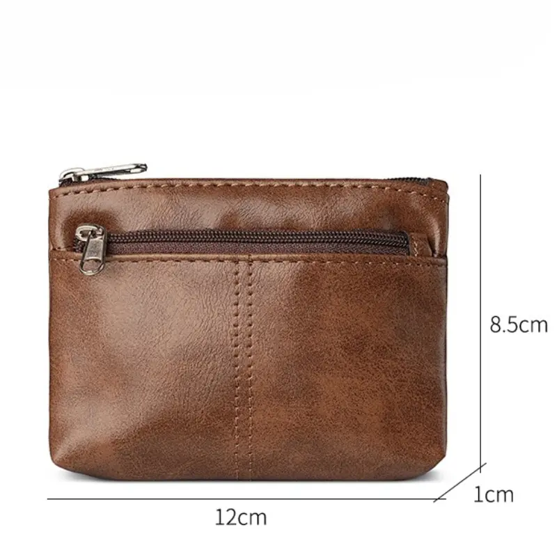 Women Men Coin Purse Men Small Bag Wallet Change Purses Zipper Money Bags Children Mini Wallets Leather Key Holder Purse