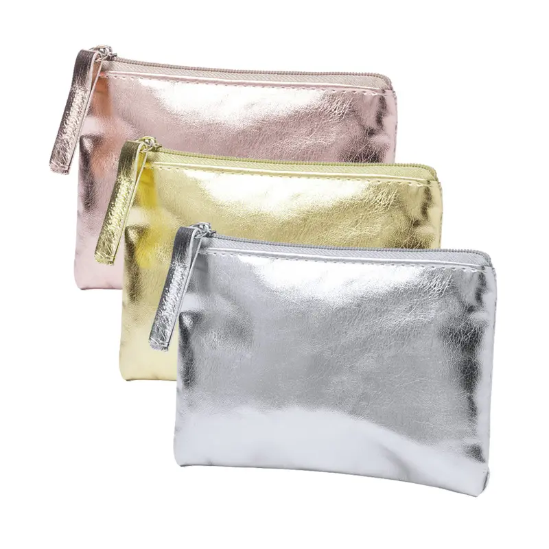 PU Leather Coin Purse Wallet Mini Zipper Coin Storage Bag Women Multifunctional Lipstick Coin Key Organizer Card Holder Wallet