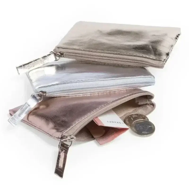 PU Leather Coin Purse Wallet Mini Zipper Coin Storage Bag Women Multifunctional Lipstick Coin Key Organizer Card Holder Wallet