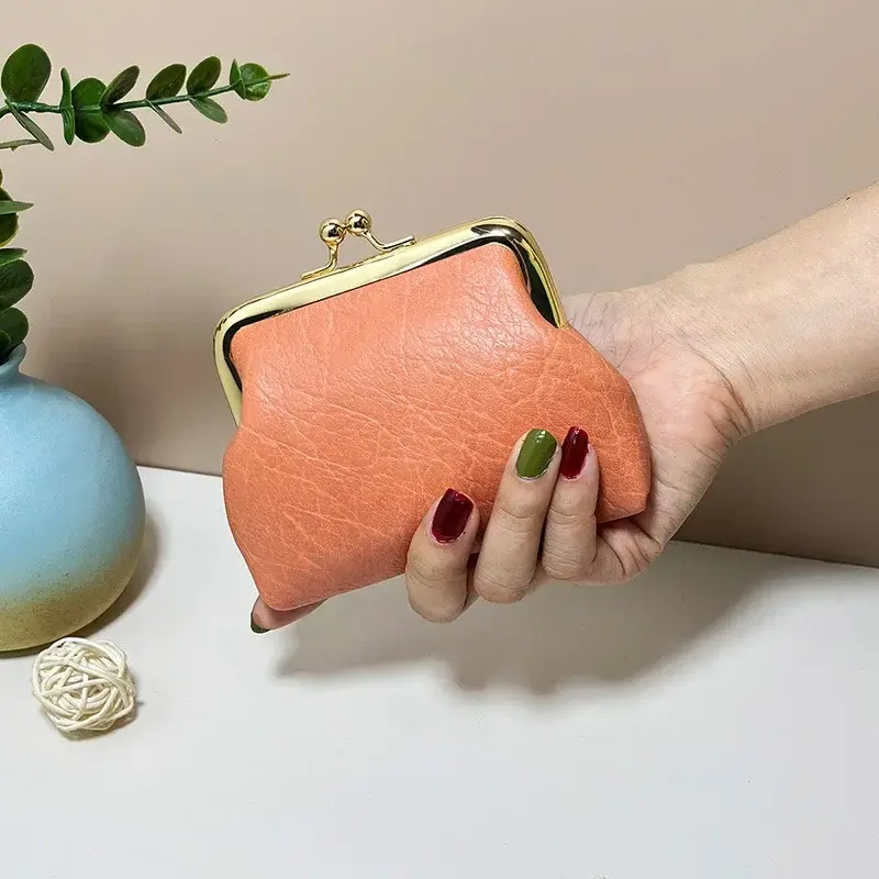 Women's Coin Purse PU Leather Wallet Cute Mini Wallet Coin Bag Lipstick Storage Bag Ladies Clutch Bag Case