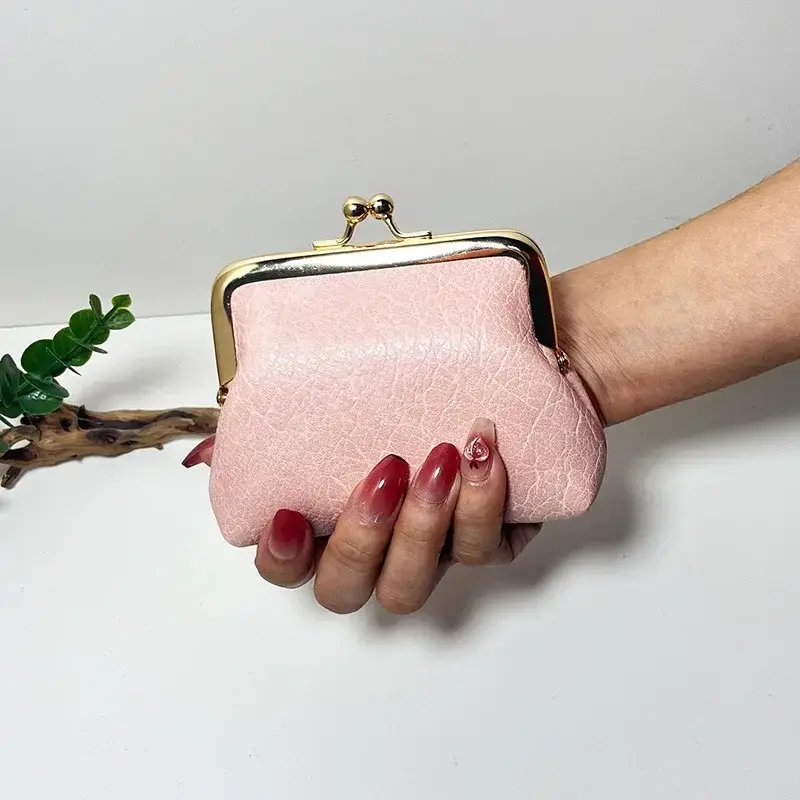 Women's Coin Purse PU Leather Wallet Cute Mini Wallet Coin Bag Lipstick Storage Bag Ladies Clutch Bag Case