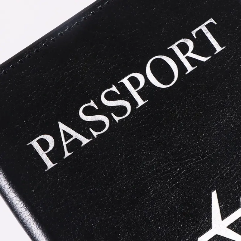 PU Leather Travel Passport Cover Passport Holder Organizer Protective Card Case ID Document Passport Wallet Credit Card Holder