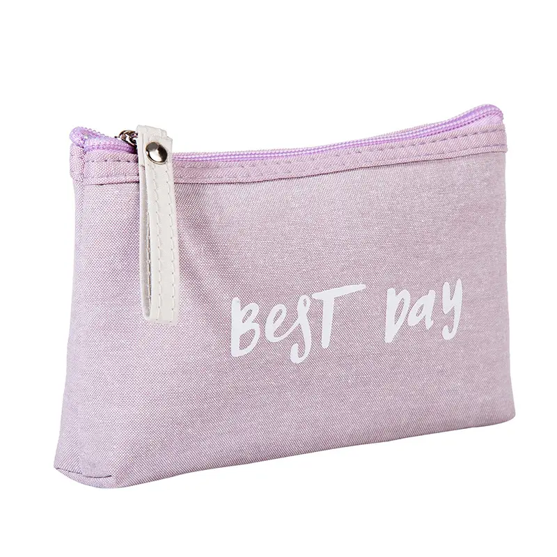 Korean Small Makeup Bag for Women Cosmetic Storage Bag Portable Toiletry Bags Female Beauty Case Solid Color Cosmetic Pouch