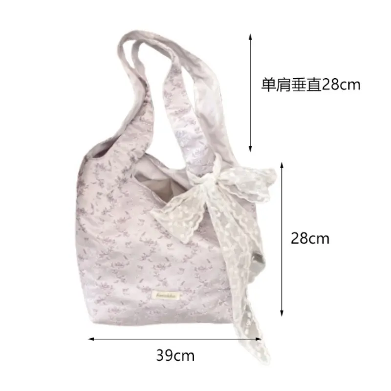 Single Shoulder Women's Tote Bag Fashion Simple Casual Large Capacity floral Handbags For Women Travel Solid Shopper Bag