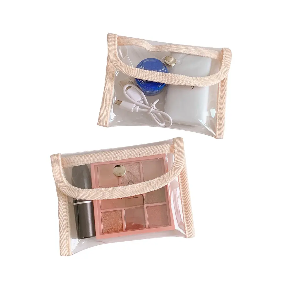 New Fashion PVC Transparent Coin Purse Women Card Holder Wallet Clear Small Purses Pouch Mini Storage Bag