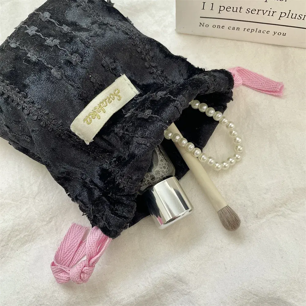 Lace Small Cloth Bag Drawstring Bag Christmas Gift Candy Jewelry Cosmetics Coins Keys Organizer Packing Bags Storage Bag Pouch