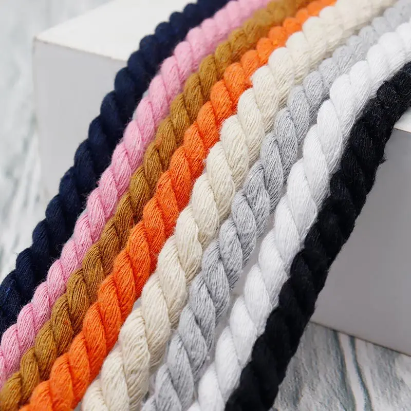 Unisex Round Thick Rope Shoelaces 1pair Polyester Cotton High Quality Solid Color 0.8cm Width 100-160cm Shoelaces