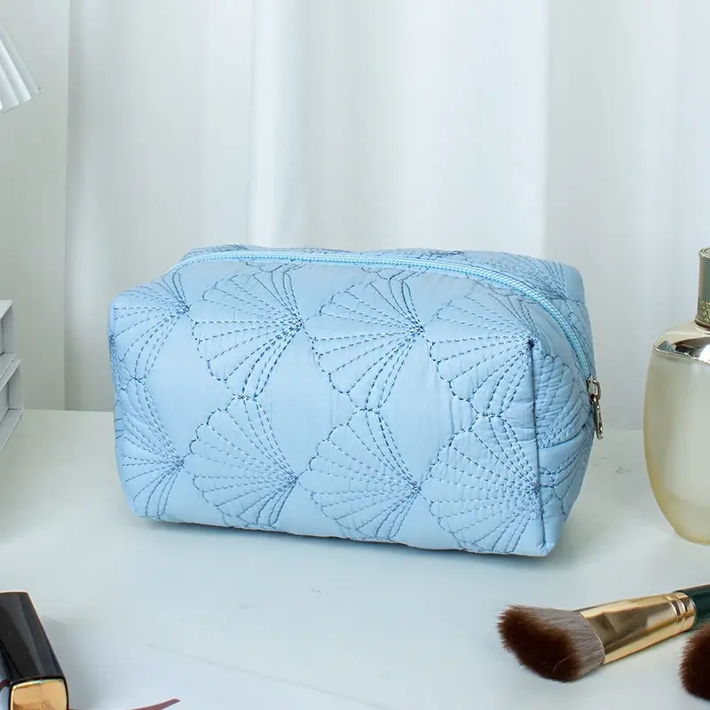 Zipper Small Large Cosmetic Bag Floral Makeup Bag for Women Travel Make Up Toiletry Bag Washing Pouch Cute Pen Pouch