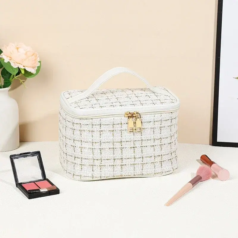 New Makeup Bag for Women Travel Waterproof Necessary Beauty Brush Makeup Tools Storage Cosmetic Case Professional Makeup Box