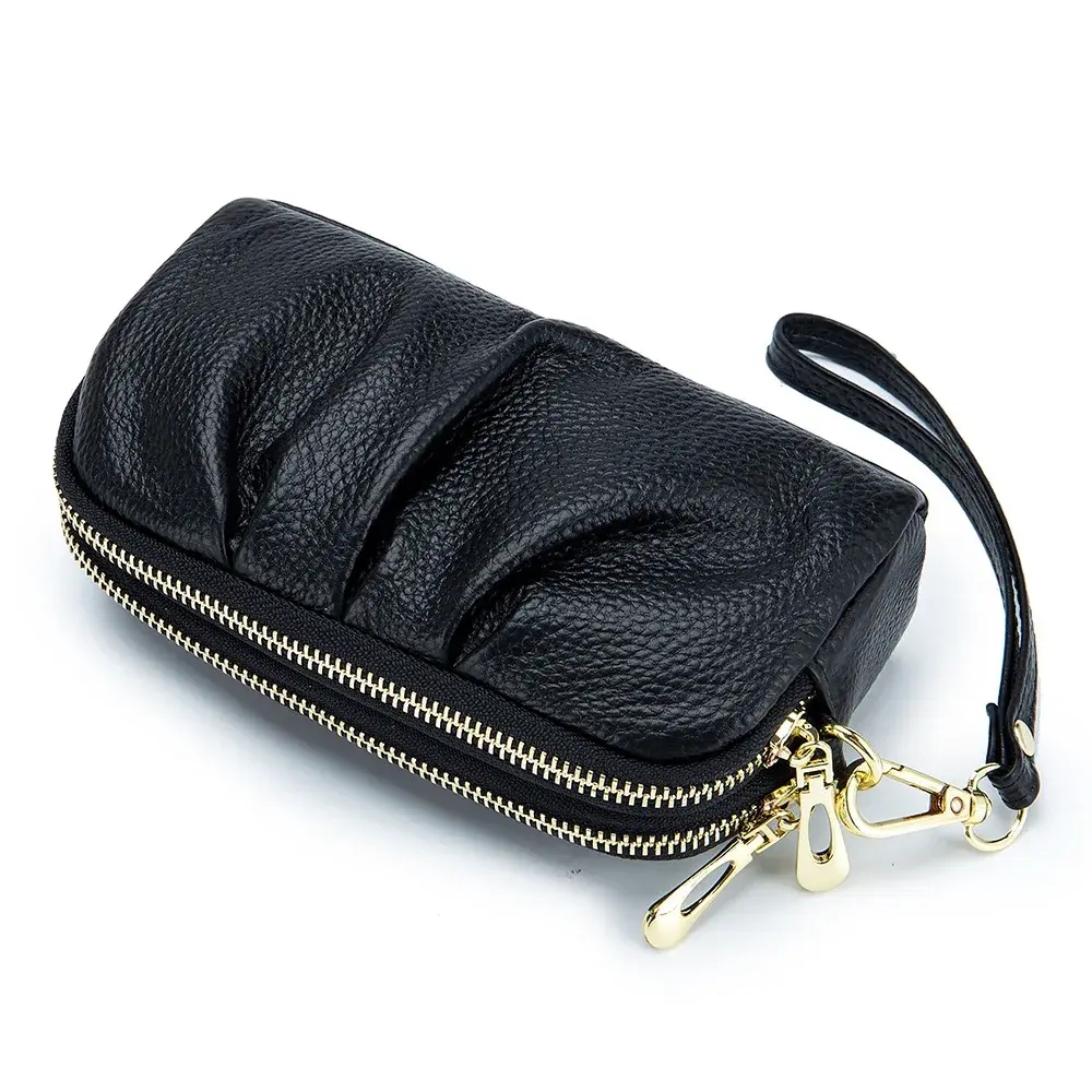 Women's Wallet Female Purses Coin Purse Card Holder Wallets Long Style Zipper Genuine Leather Clutch Money Phone Bag