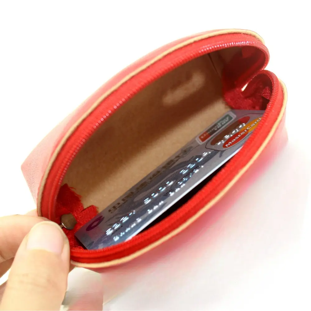 PU Leather Mini Wallet For Women Pendant Key Chain Clutch Bag Coin Bag Men Purse With Chain Zipper Cute Small Wallets
