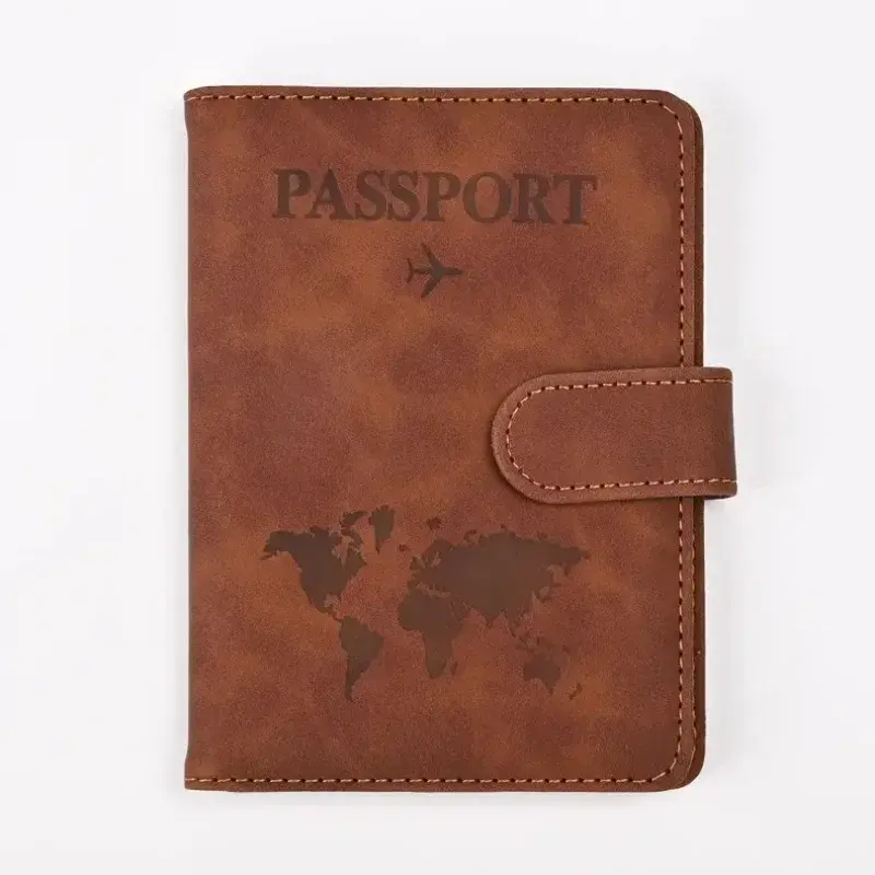 New Passport Cover Wallet Holder PU Leather Credit Card Holder Passport Case Travel Organizer Ticket Clip for Women Men