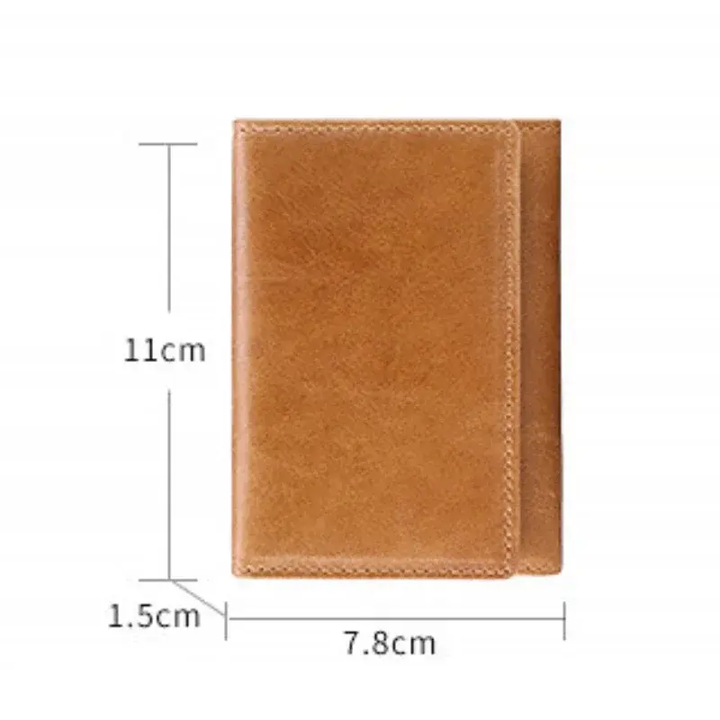 Genuine Leather Wallet Men ID/photo Holders Black/blue/brown Card Holder Wallet Case Vintage Hasp Male Purse