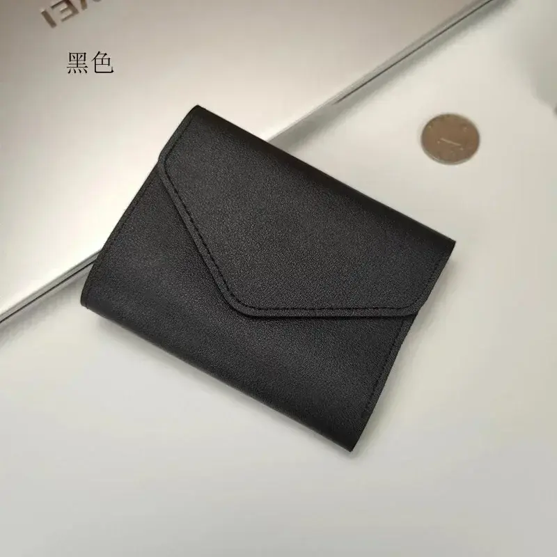 Large Capacity Women Wallets Card Wallet Multifunction Mini Wallet Coin Purse Simple Three Fold Short Clip Female Wallet