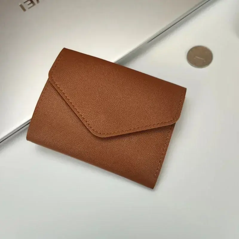 Large Capacity Women Wallets Card Wallet Multifunction Mini Wallet Coin Purse Simple Three Fold Short Clip Female Wallet