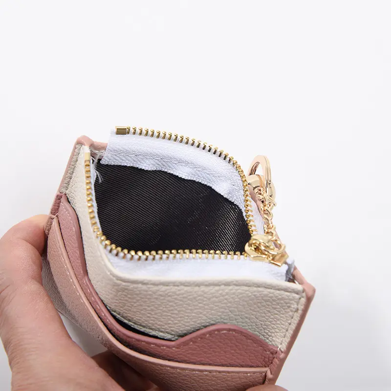 Cute Cat Women Mini ID Card Holders Business Credit Card Holder PU Leather Slim Bank Card Case Organizer Wallet