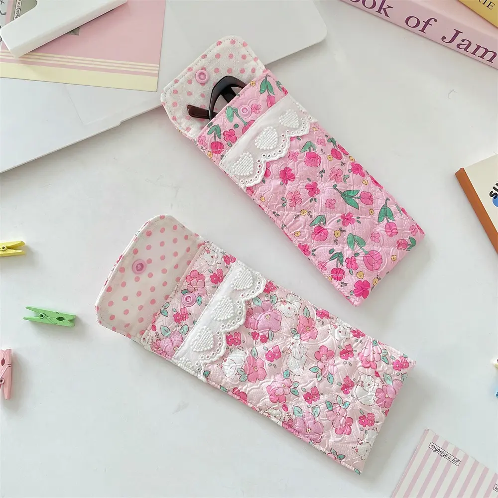 Women Fashion Glasses Bag Sunglasses Case Portable Eyewear Protector Cover Pouch for Reading Eyeglasses