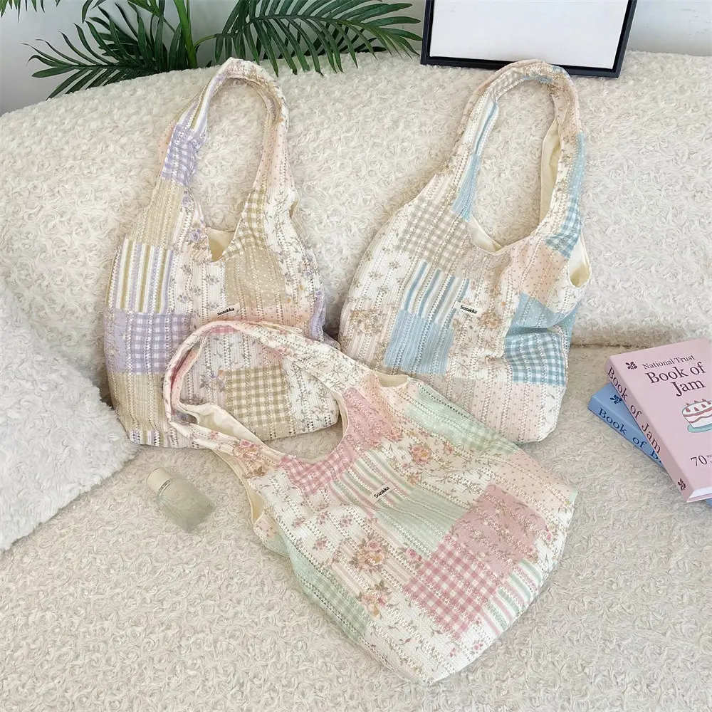 Fashion Floral Lady Single Shoulder Bag Women's Tote Bag Casual Large Capacity Handbags for Women Travel Shopping Bag