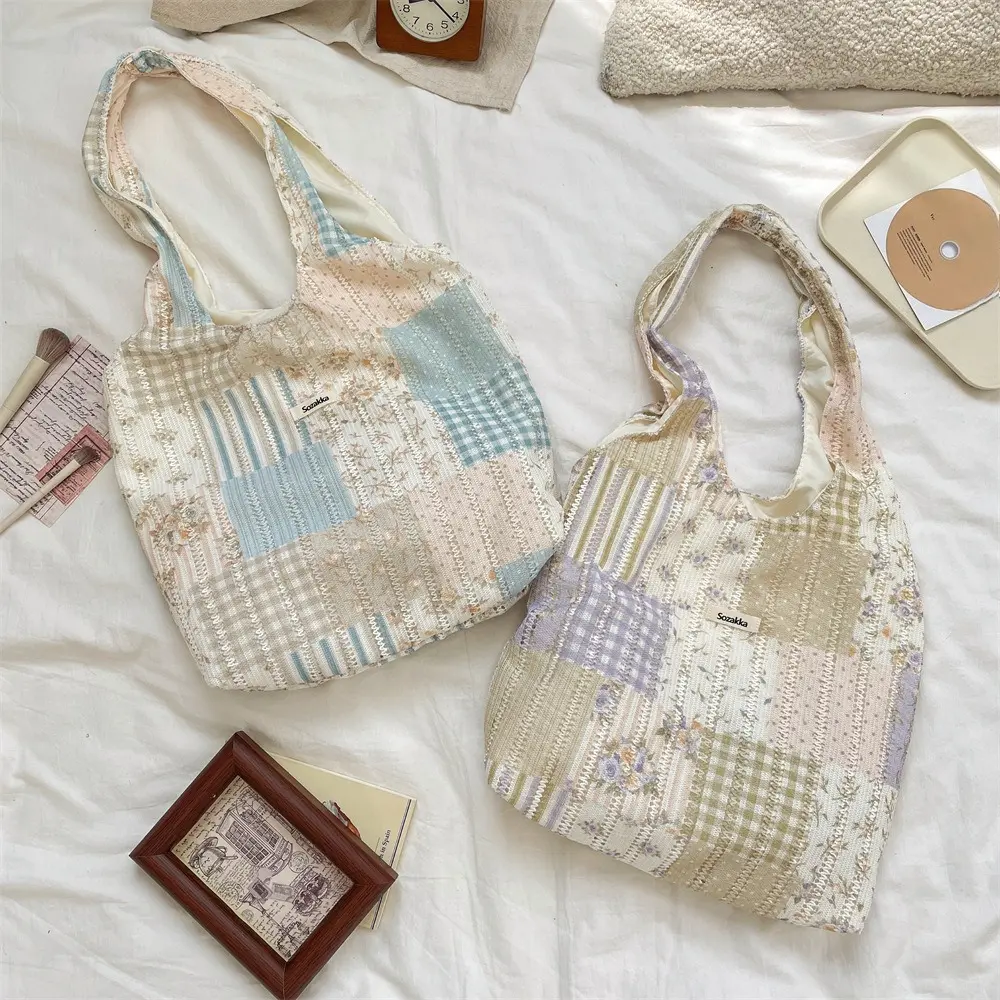 Fashion Floral Lady Single Shoulder Bag Women's Tote Bag Casual Large Capacity Handbags for Women Travel Shopping Bag