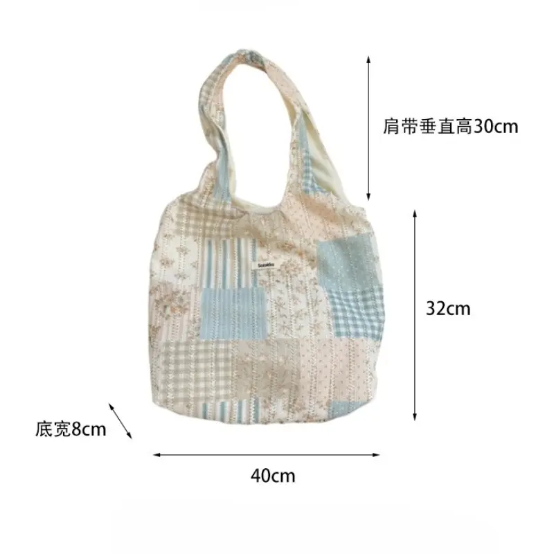 Fashion Floral Lady Single Shoulder Bag Women's Tote Bag Casual Large Capacity Handbags for Women Travel Shopping Bag