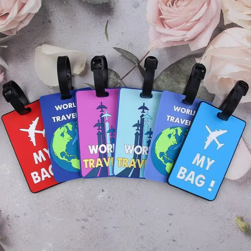 New Travel Luggage Tag ID Address Holder Suitcase Name Labels Boarding Pass Travel Accessories