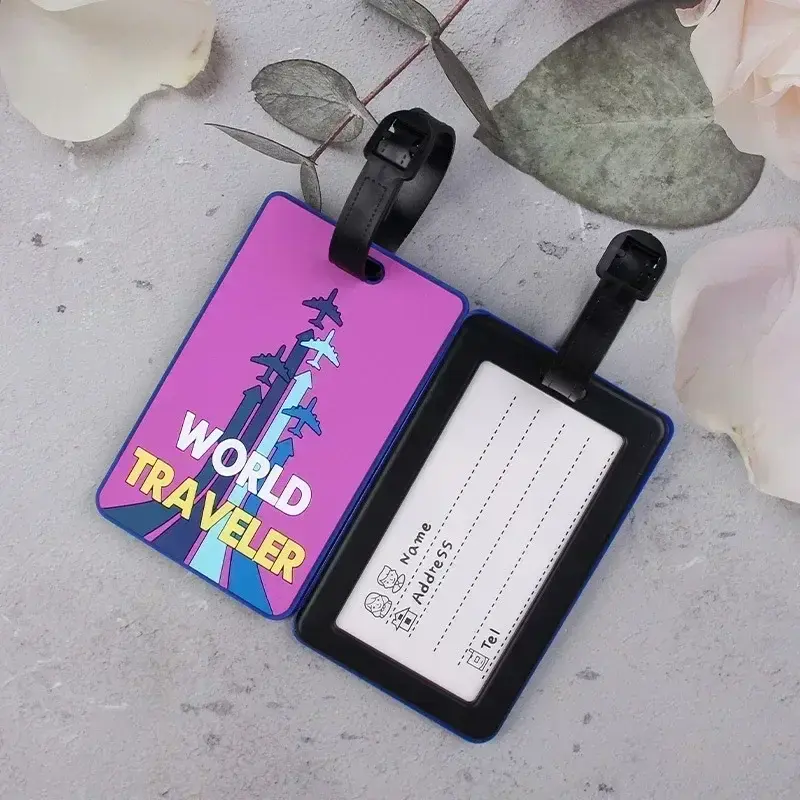 New Travel Luggage Tag ID Address Holder Suitcase Name Labels Boarding Pass Travel Accessories