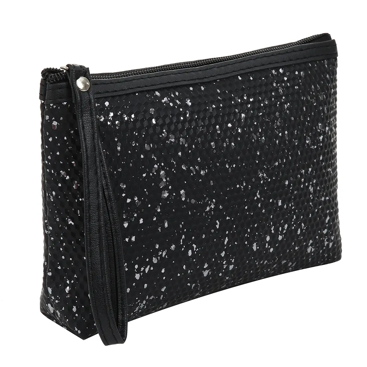 Makeup Pouch Cosmetic Bag Fashion Sequin PU Leather Makeup Bag Portable Multifunctional Cosmetic Storage Women Make Up Bags