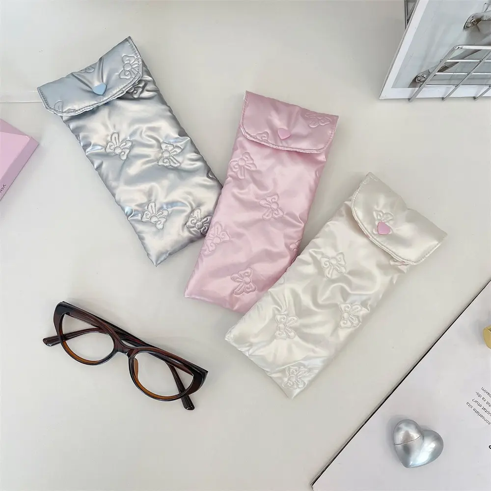 PU Leather Glasses Bag Sunglasses Reading Eyeglasses Protective Cover Case Box Pouch Eyewear Protector Case Accessories
