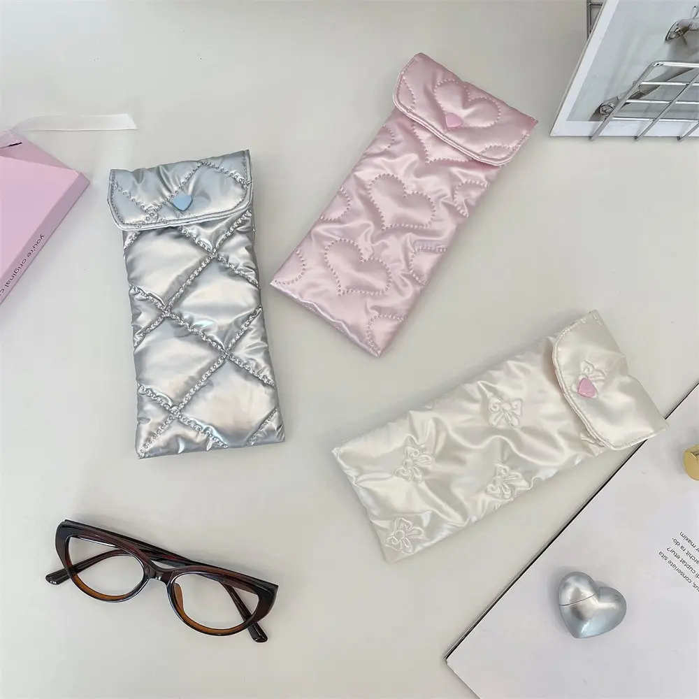PU Leather Glasses Bag Sunglasses Reading Eyeglasses Protective Cover Case Box Pouch Eyewear Protector Case Accessories