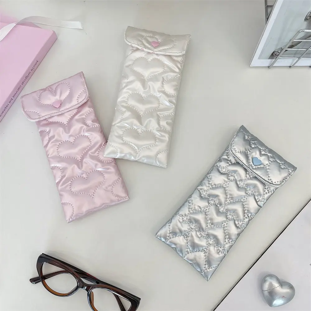 PU Leather Glasses Bag Sunglasses Reading Eyeglasses Protective Cover Case Box Pouch Eyewear Protector Case Accessories