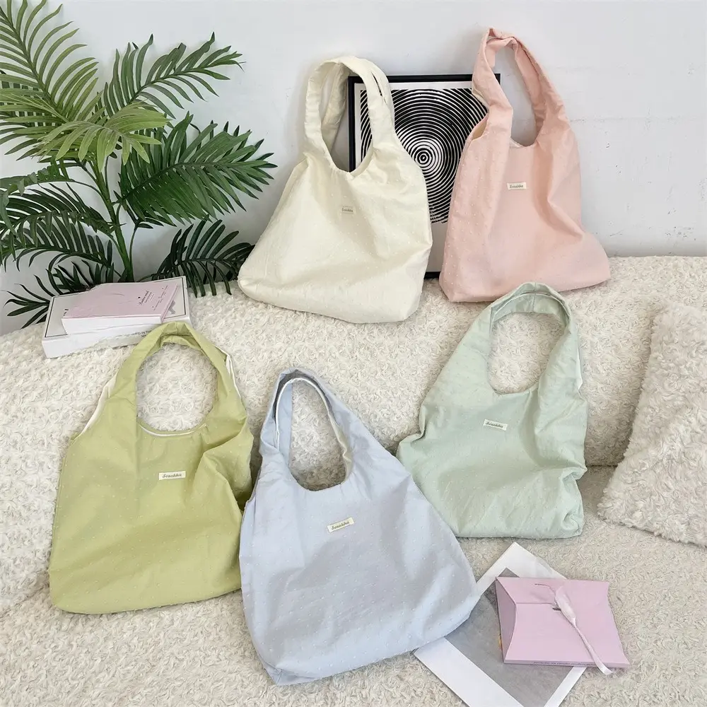 Canvas Bag for Women Shopper Handbags Large Capacity Storage Reusable Canvas Shoulder Tote Bag School Bags Girl Christmas Gift