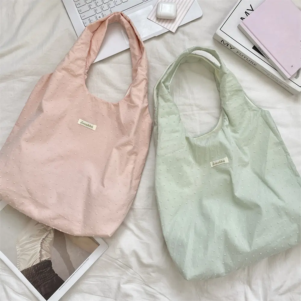 Canvas Bag for Women Shopper Handbags Large Capacity Storage Reusable Canvas Shoulder Tote Bag School Bags Girl Christmas Gift