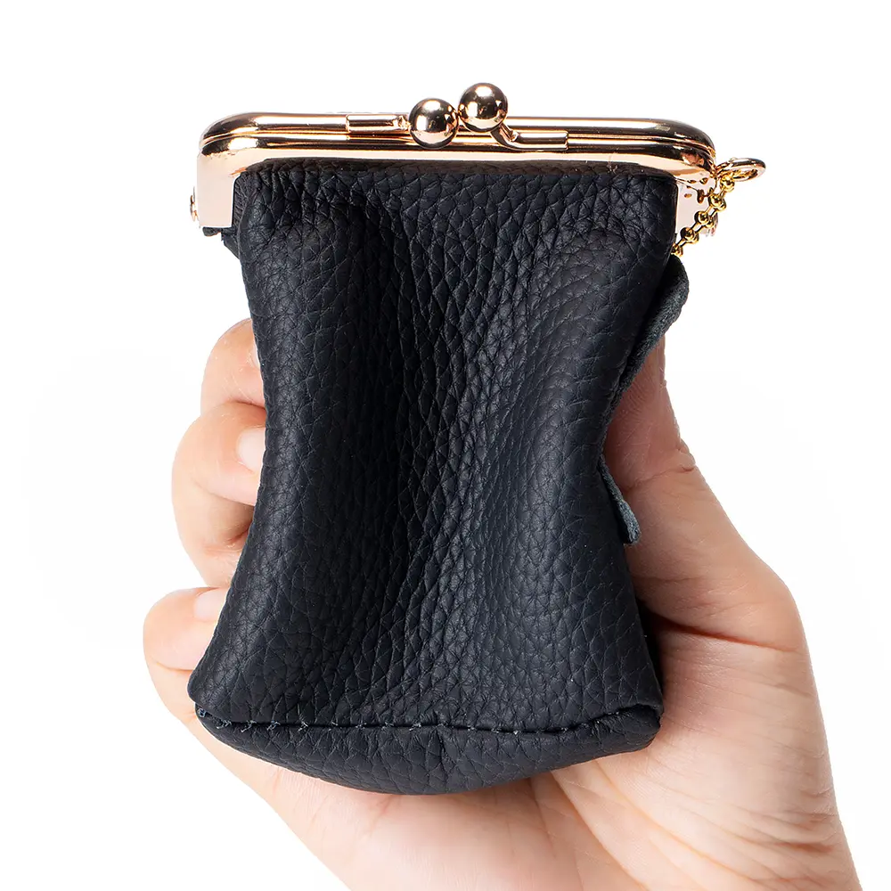 Real Leather Women Small Cosmetic Bag Golden Hasp Cute Makeup Pouch Lipstick Organizer Case Lady Travel Keys Box Mini Coin Purse