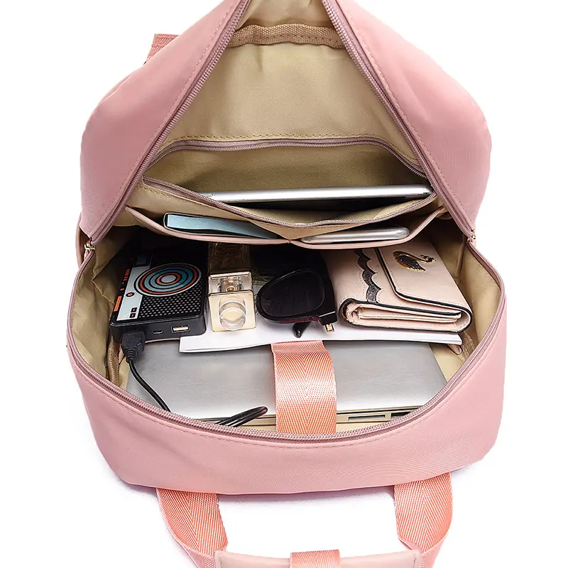 Women Men Commuting Backpack USB Charging Waterproof Luxury Oxford Students School Books Laptop Bag Girls Cute Travel Backpacks