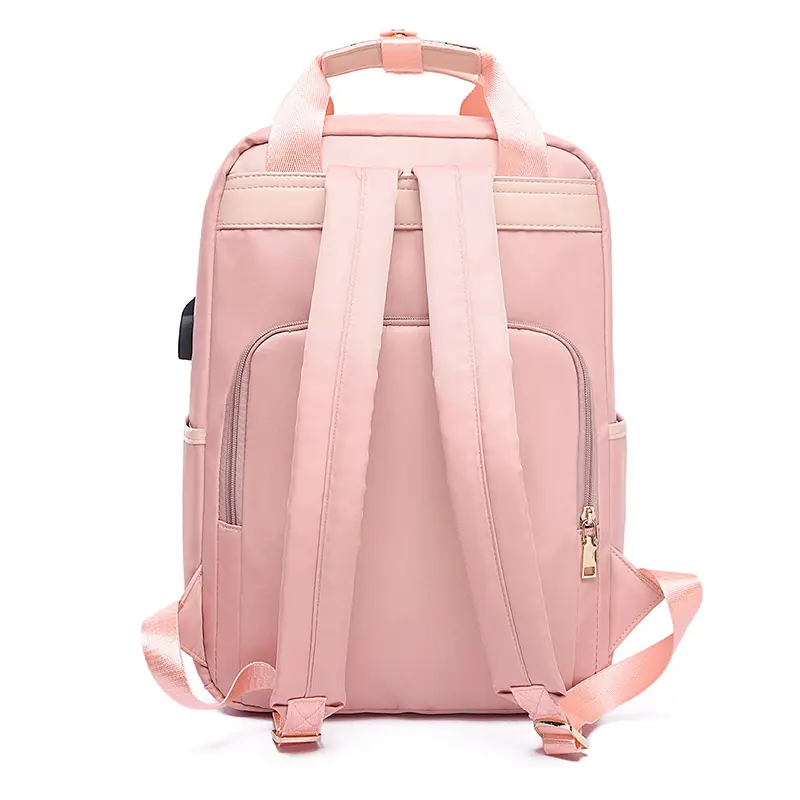 Women Men Commuting Backpack USB Charging Waterproof Luxury Oxford Students School Books Laptop Bag Girls Cute Travel Backpacks