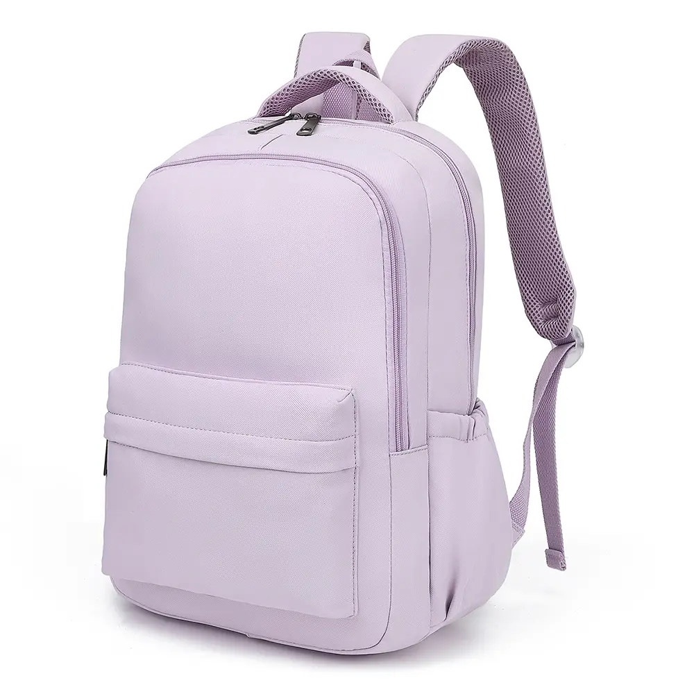 College Student Backpack Waterproof Canvas Solid Books Bag Men Women Simple Travel Backpacks School Boy Girl 16 inch Laptop Bags