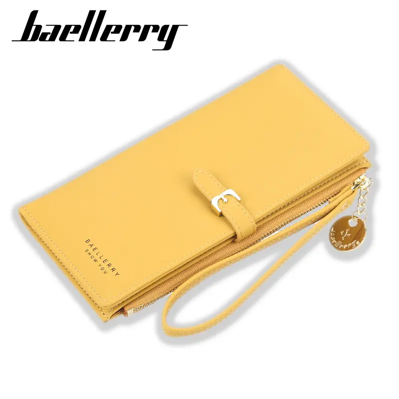 Wristband Women Long Wallet Many Departments Female Wallets Clutch Lady Purse Zipper Phone Pocket Card Holder Ladies Carteras
