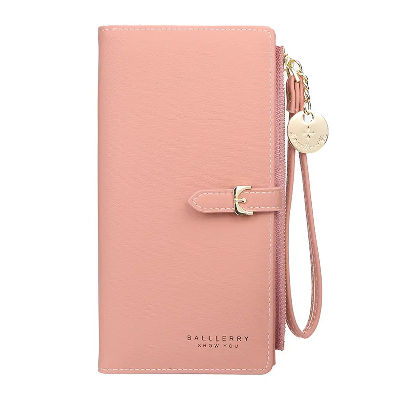 Wristband Women Long Wallet Many Departments Female Wallets Clutch Lady Purse Zipper Phone Pocket Card Holder Ladies Carteras