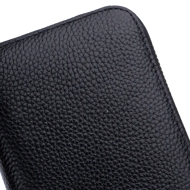 Genuine Leather Women Solid Long Wallets Ladies Tassel Design Clutch Female Phone Money Bag Coin Zipper Purse Rfid Card Holder