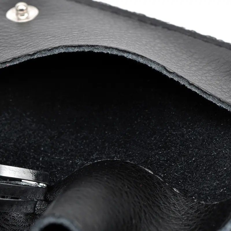 Real Leather Key Holder Men Women Keychain Organizer Waist Hanging Pouch Mini Purse Card Bag IC Card Wallet Housekeeper Key Case