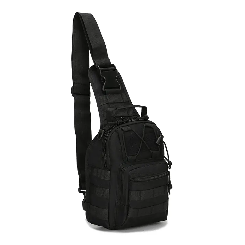 Men Camo Crossbody Messenger Bag Cycling Climbing Chest Bags Outdoors Portable Small Backpack Boy Solid Nylon Sling Shoulder Bag