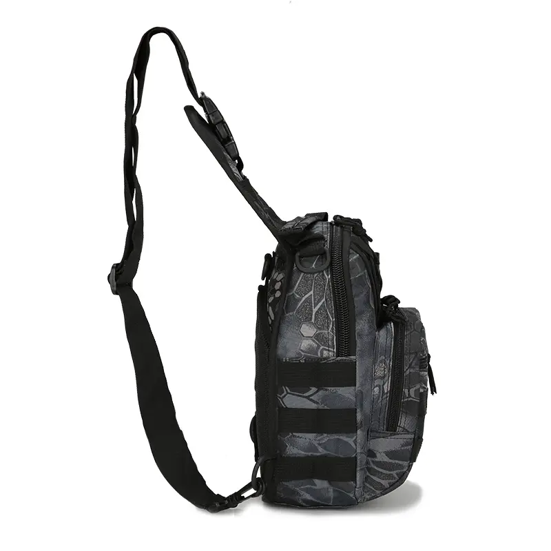 Men Camo Crossbody Messenger Bag Cycling Climbing Chest Bags Outdoors Portable Small Backpack Boy Solid Nylon Sling Shoulder Bag