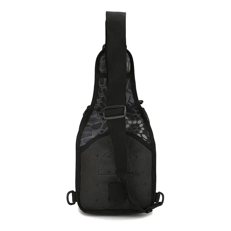 Men Camo Crossbody Messenger Bag Cycling Climbing Chest Bags Outdoors Portable Small Backpack Boy Solid Nylon Sling Shoulder Bag