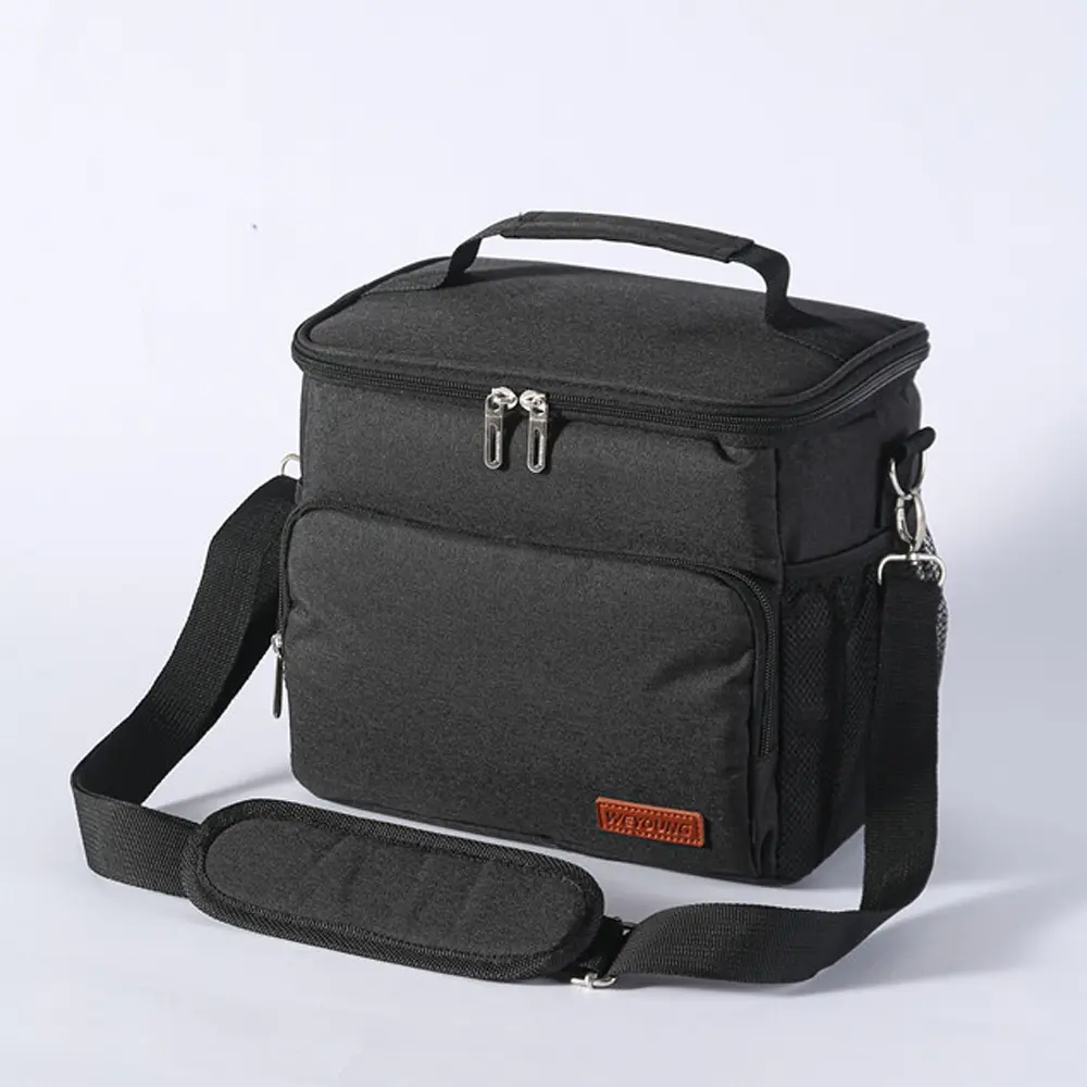 Thermal Shoulder Lunch Bag Waterproof Thick Cooler Handbag Large Insulated Food Grade PEVA Family School Picnic Refrigerator Box