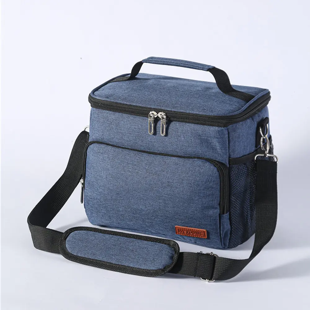 Thermal Shoulder Lunch Bag Waterproof Thick Cooler Handbag Large Insulated Food Grade PEVA Family School Picnic Refrigerator Box