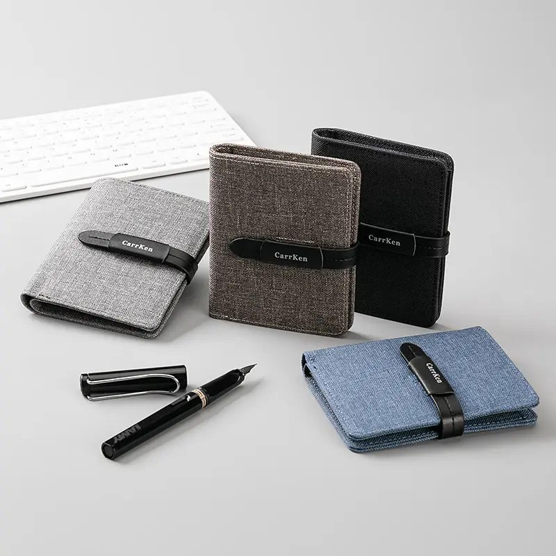 Men Fashion Slim Wallets Small Nylon Cloth Wallet Three-Fold Men Money Purse Short Male Wallet Card Holder Strap Money Clip