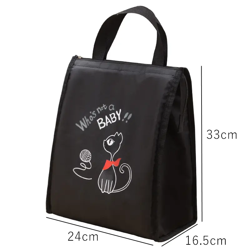 Large Capacity Thermal Lunch Box Bags for Women Kids Oxford Cloth Picnic Food Bento Insulation Cooler Tote Storage Bag Container