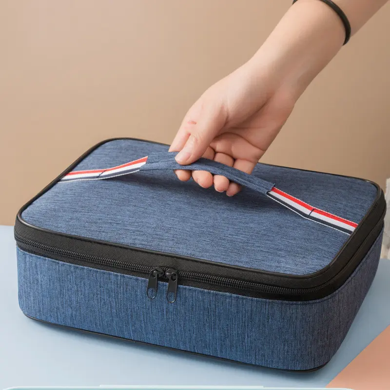 Large Capacity Portable Thermal Lunch Box Bag Waterproof Oxford Cloth Picnic Bento Food Insulation Cooler Storage Bags Container