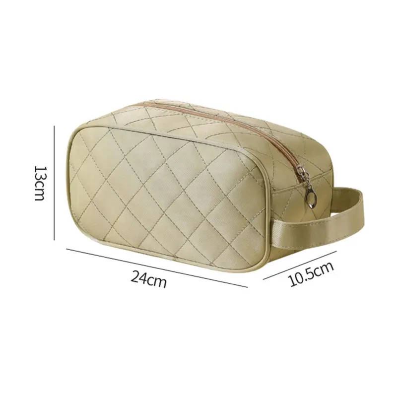 Large Capacity Zipper Women's Makeup Bag Waterproof Nylon Travel Cosmetic Organizer Case for Girls Toiletry Storage Bags Pouch